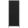 Korkea kaappi Musta tammi. 69,5 x 34 x 180 cm Tekninen puu