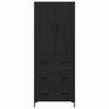 Korkea kaappi Musta tammi. 69,5 x 34 x 180 cm Tekninen puu