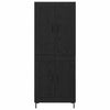 Korkea kaappi Musta tammi. 69,5 x 34 x 180 cm Tekninen puu
