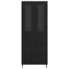 Korkea kaappi Musta tammi. 69,5 x 34 x 180 cm Tekninen puu