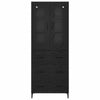 Korkea kaappi Musta tammi. 69,5 x 34 x 180 cm Tekninen puu