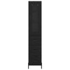 Korkea kaappi Musta tammi. 34,5 x 34 x 180 cm Tekninen puu