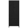 Korkea kaappi Musta tammi. 69,5 x 34 x 180 cm Tekninen puu