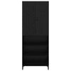 Korkea kaappi Musta tammi. 69,5 x 34 x 180 cm Tekninen puu