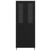 Korkea kaappi Musta tammi. 69,5 x 34 x 180 cm Tekninen puu
