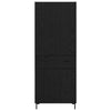 Korkea kaappi Musta tammi. 69,5 x 34 x 180 cm Tekninen puu