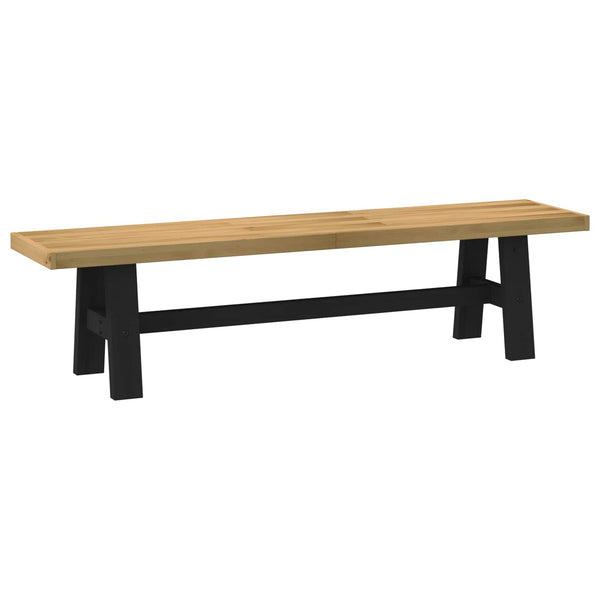 Ruokapenkki NOAIN 160 x 41 x 45 cm Massiivimänty Luonnollinen