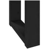 Ruokapenkki NOAIN 120 x 41 x 45 cm Massiivimänty Musta