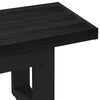 Ruokapenkki NOAIN 120 x 41 x 45 cm Massiivimänty Musta