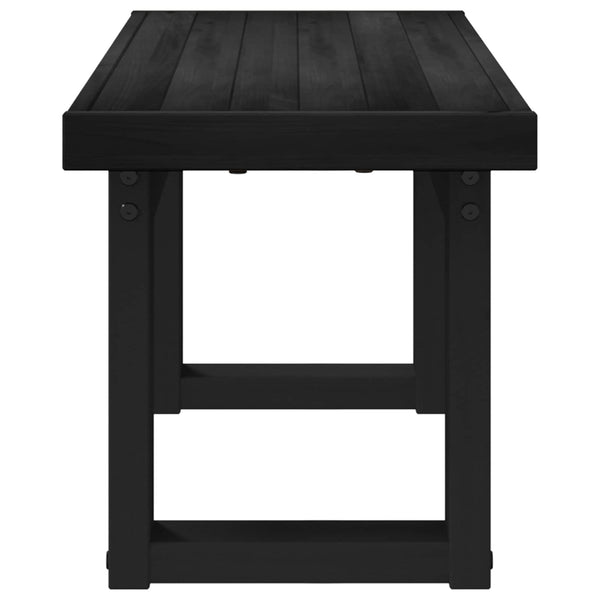 Ruokapenkki NOAIN 120 x 41 x 45 cm Massiivimänty Musta