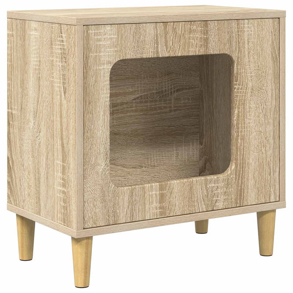 Kissatalo Sonoma-tammi 51 x 30 x 52 cm Tekninen puu