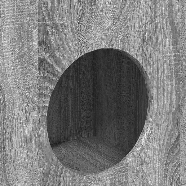 Kissatalo Harmaa Sonoma 72 x 42,5 x 70 cm Tekninen puu