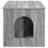 Kissatalo Harmaa Sonoma 85 x 55 x 50,5 cm Tekninen puu