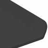 Kelluva hylly 3 kpl Musta 40 x 9 x 2,5 cm Teräs