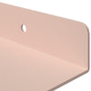 Kelluva hylly 3 kpl Pinkki 40 x 9 x 2,5 cm Teräs