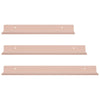 Kelluva hylly 3 kpl Pinkki 40 x 9 x 2,5 cm Teräs