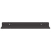 Kelluva hylly 2 kpl Musta 30 x 9 x 2,5 cm Teräs