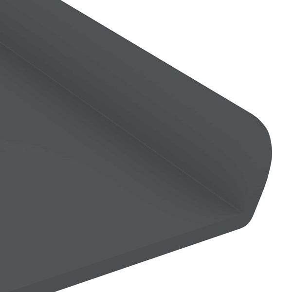 Kelluva hylly 2 kpl Antrasiitti 30 x 9 x 2,5 cm Teräs