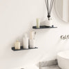 Kelluva hylly 2 kpl Antrasiitti 30 x 9 x 2,5 cm Teräs