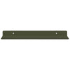 Kelluva hylly 2 kpl Oliivivihreä 30 x 9 x 2,5 cm Teräs