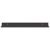Kelluva hylly 2 kpl Musta 40 x 8,5 x 2,5 cm Teräs