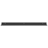 Kelluva hylly 2 kpl Musta 60 x 8,5 x 2,5 cm Teräs