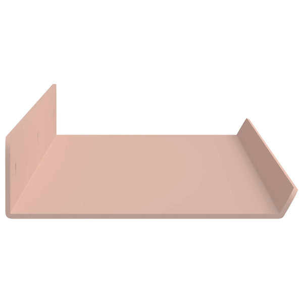 Kelluva hylly 2 kpl Pinkki 60 x 8,5 x 2,5 cm Teräs