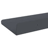 Kelluva hylly 2 kpl Antrasiitti 60 x 8,5 x 2,5 cm Teräs