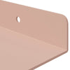 Kelluva hylly 4 kpl Pinkki 40 x 18 x 2,5 cm Teräs