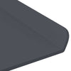 Kelluva hylly 2 kpl Antrasiitti 40 x 18 x 2,5 cm Teräs