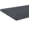 Kelluva hylly 2 kpl Antrasiitti 40 x 18 x 2,5 cm Teräs