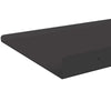 Kelluva hylly 4 kpl Musta 80 x 18 x 2,5 cm Teräs