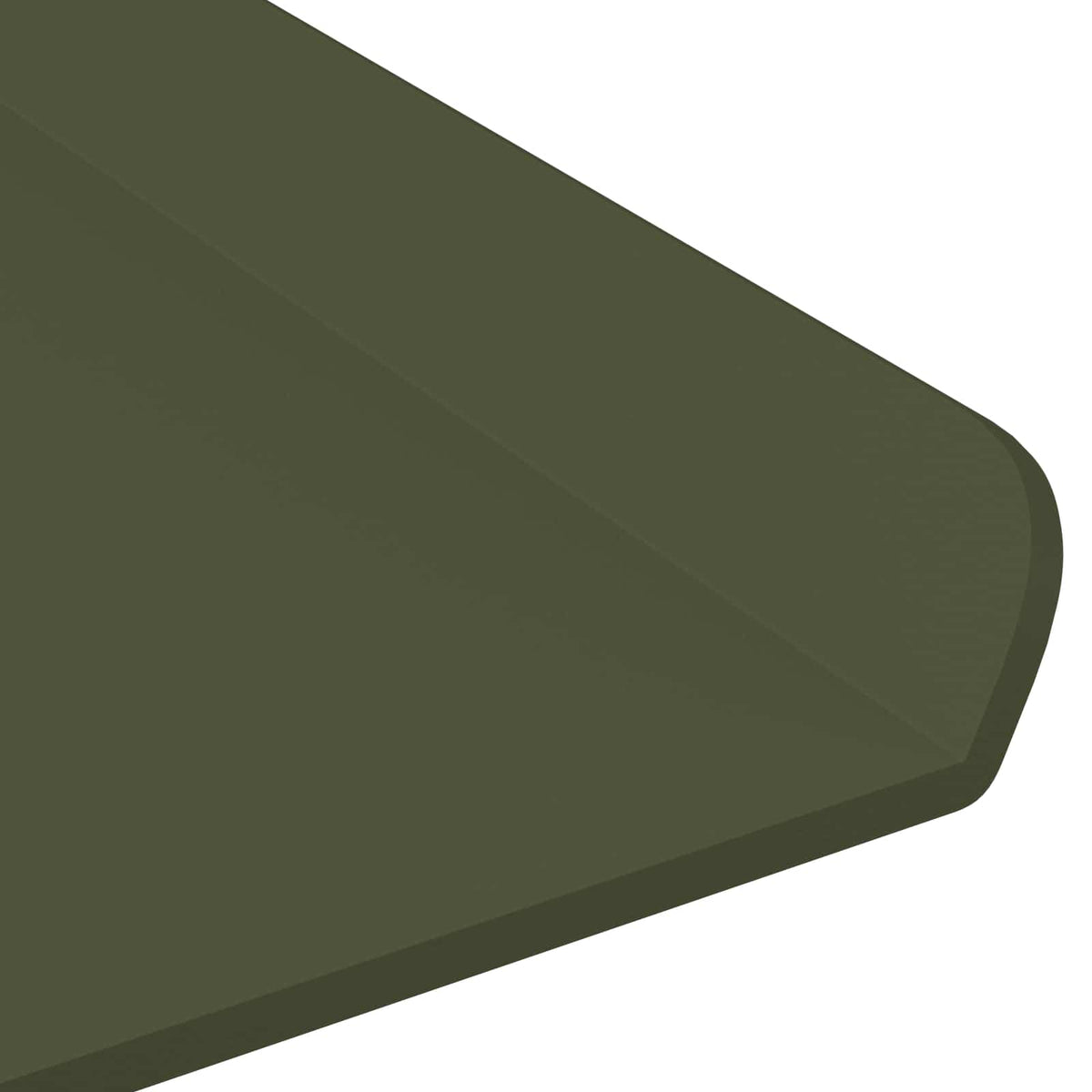 Kelluva hylly 2 kpl Oliivivihreä 80 x 18 x 2,5 cm Teräs