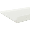 Kelluva hylly 2 kpl Valkoinen 80 x 18 x 2,5 cm Teräs