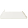 Kelluva hylly 2 kpl Valkoinen 100 x 18 x 2,5 cm Teräs