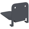 Näkymätön kelluva hylly 4 kpl Antrasiitti 6 x 11 x 6,5 cm