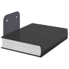 Näkymätön kelluva hylly 8 kpl Antrasiitti 6 x 11 x 6,5 cm