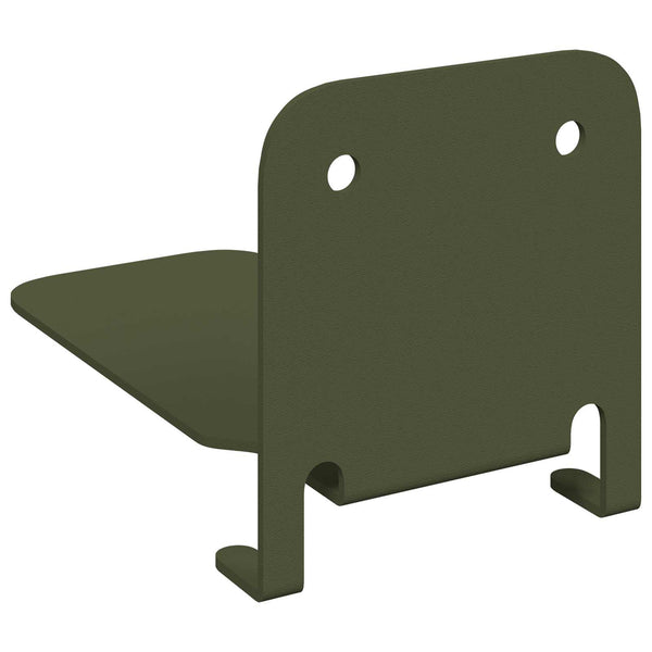 Näkymätön kelluva hylly 4 kpl Oliivivihreä 6 x 11 x 6,5 cm