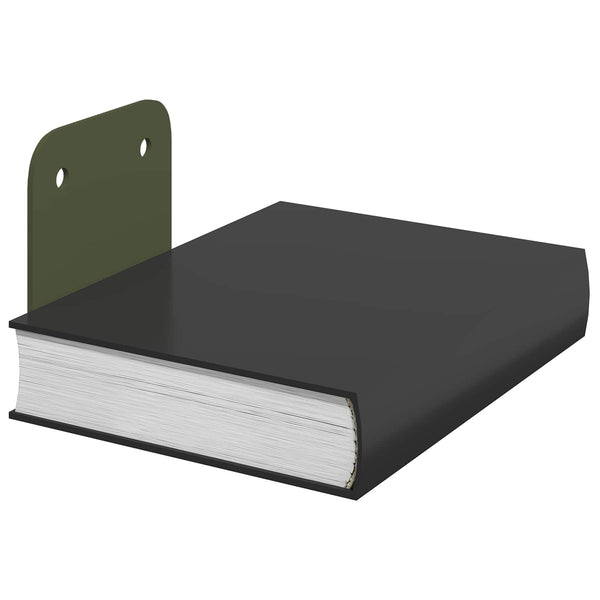 Näkymätön kelluva hylly 24 kpl Oliivivihreä 6 x 11 x 6,5 cm