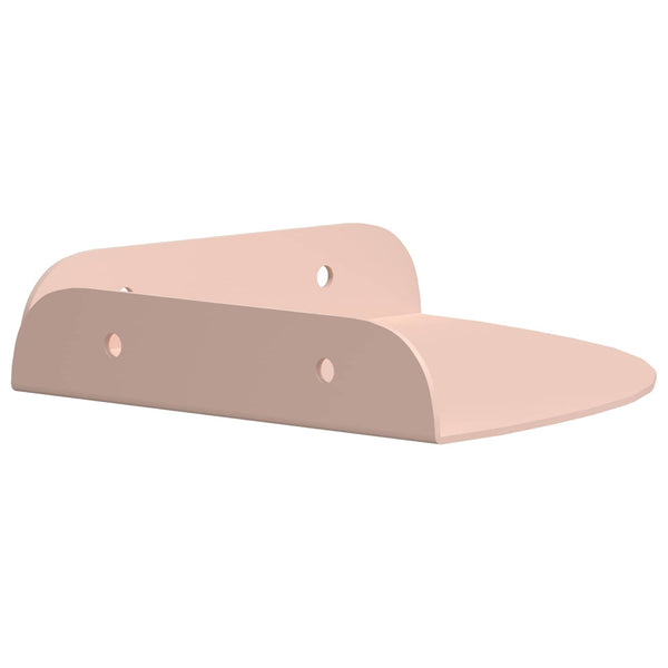 Kulma Kelluva Hylly 2 kpl Pinkki 15 x 15 x 2 cm