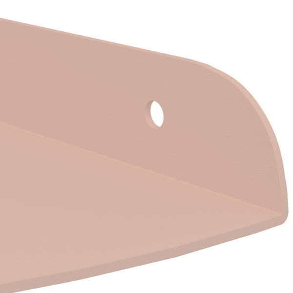 Kulma Kelluva Hylly 4 kpl Pinkki 15 x 15 x 2 cm