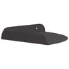 Kulma Kelluva Hylly 4 kpl Musta 18 x 18 x 2 cm