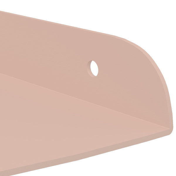 Kulma Kelluva Hylly 2 kpl Pinkki 24 x 24 x 2 cm