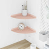 Kulma Kelluva Hylly 2 kpl Pinkki 24 x 24 x 2 cm