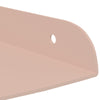 Kulma Kelluva Hylly 4 kpl Pinkki 24 x 24 x 2 cm