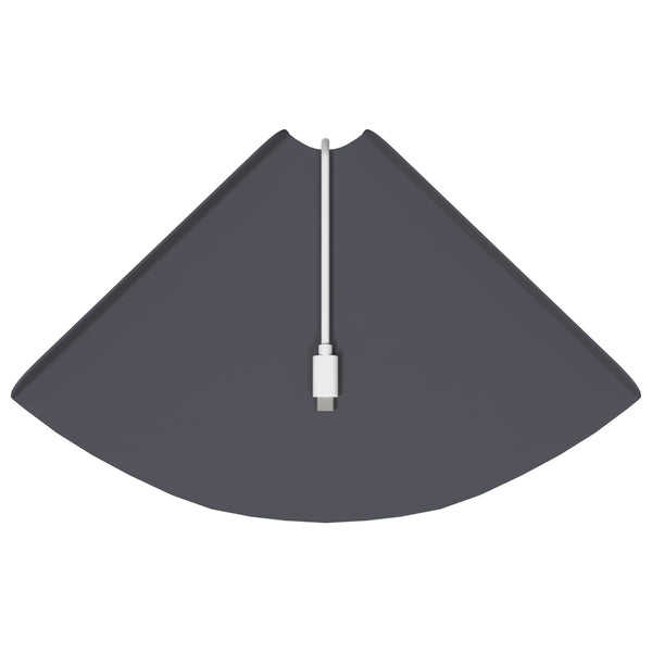Kulma Kelluva Hylly 4 kpl Antrasiitti 24 x 24 x 2,3 cm