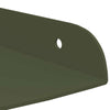 Kulma Kelluva Hylly 4 kpl Oliivivihreä 24 x 24 x 2 cm