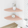 Kulma Kelluva Hylly 2 kpl Pinkki 30 x 30 x 2 cm