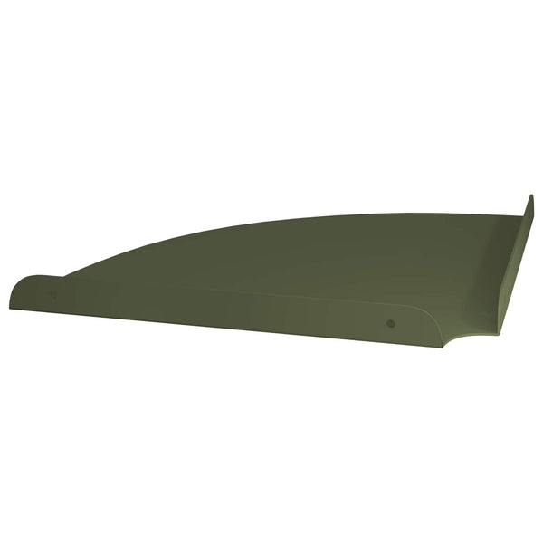 Kulma Kelluva Hylly 4 kpl Oliivinvihreä 30 x 30 x 2 cm