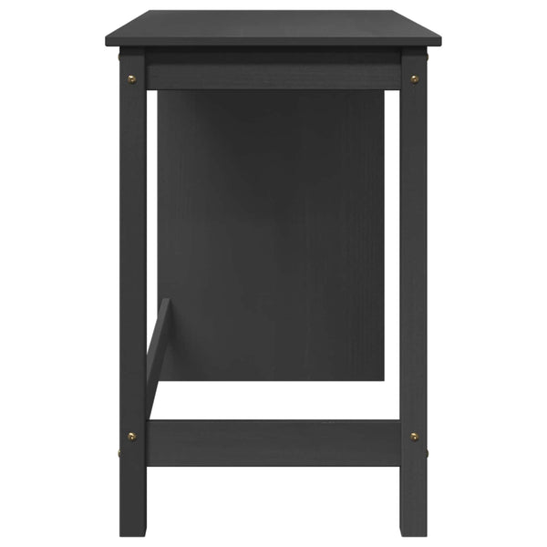 Pöytä Harmaa 112 x 50 x 75 cm Massiivinen mänty